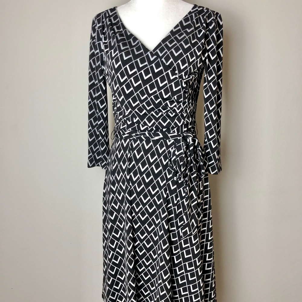 White House Black Market Faux Wrap Dress
